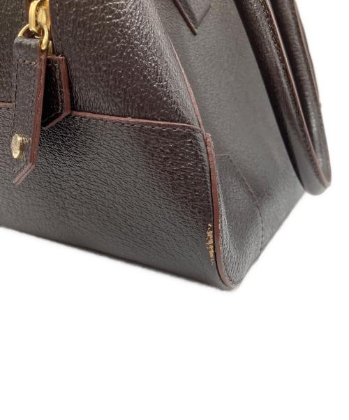 Vivienne Westwood（ヴィヴィアンウエストウッド）Vivienne Westwood (ヴィヴィアンウエストウッド) レザー2WAYミニボストン ブラウンの古着・服飾アイテム