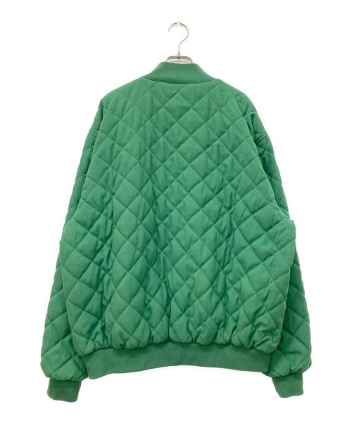 X-LARGE（エクストララージ）X-LARGE (エクストララージ) キルティングジップアップブルゾン グリーン サイズ:XLの古着・服飾アイテム