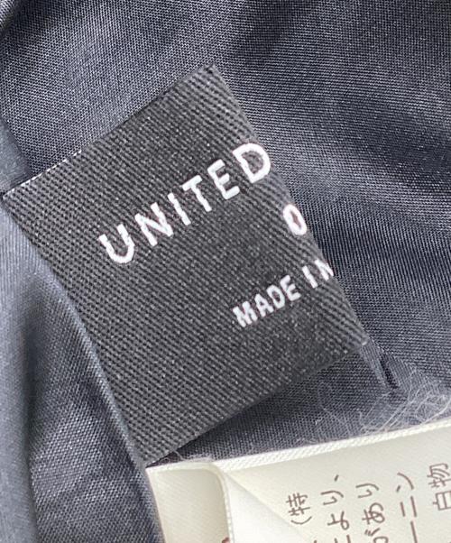 UNITED TOKYO（ユナイテッドトーキョー）UNITED TOKYO (ユナイテッドトーキョー) アシンメトリーノースリーブワンピース ブラックの古着・服飾アイテム