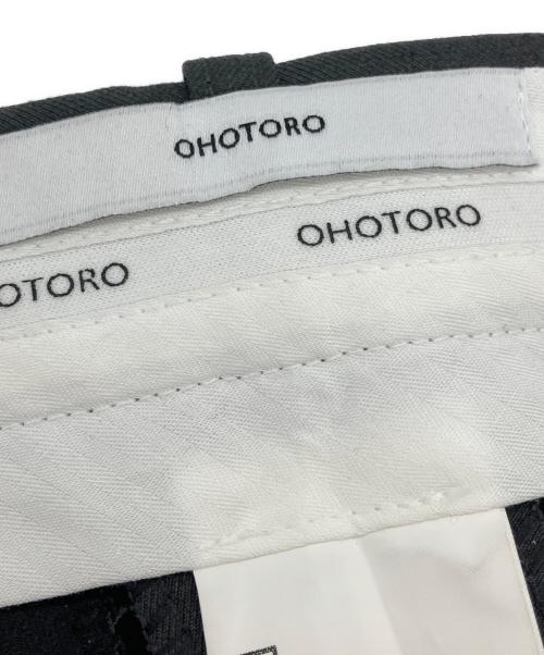OHOTORO（オオトロ）OHOTORO (オオトロ) タックスラックス ブラック サイズ:Sの古着・服飾アイテム