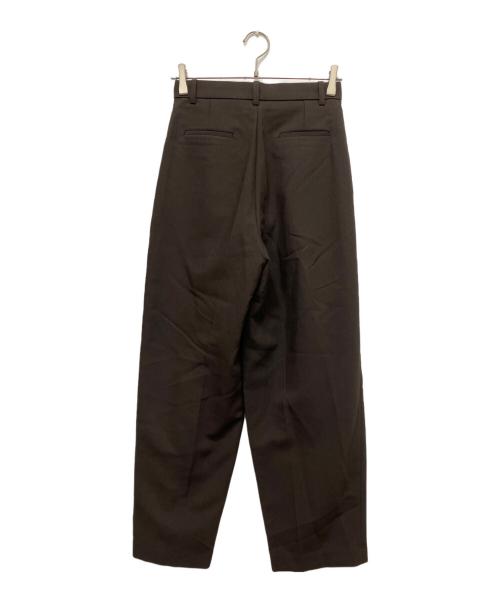 OHOTORO（オオトロ）OHOTORO (オオトロ) タックスラックス ブラウン サイズ:Sの古着・服飾アイテム