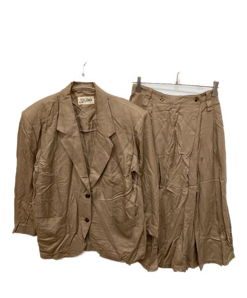 Jean Paul GAULTIER（ジャンポールゴルチェ）Jean Paul GAULTIER (ジャンポールゴルチェ) スカートセットアップ ブラウン サイズ:T160の古着・服飾アイテム