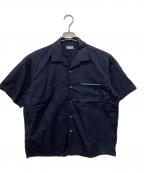 COMME des GARCONS HOMMEコムデギャルソン オム）の古着「半袖シャツ」｜ブラック