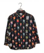 Paul Smith Londonポールスミスロンドン）の古着「総柄シャツ」｜ブラック