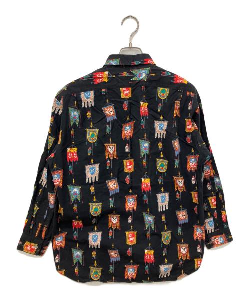 Paul Smith London（ポールスミスロンドン）Paul Smith London (ポールスミスロンドン) 総柄シャツ ブラック サイズ:Mの古着・服飾アイテム