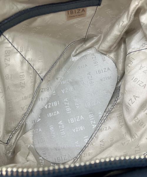 IBIZA（イビザ）IBIZA (イビザ) ハンドバッグ ネイビーの古着・服飾アイテム