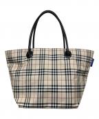 BURBERRY LONDONバーバリーロンドン）の古着「ノバチェックトートバッグ」｜ベージュ
