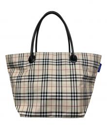 BURBERRY LONDON（バーバリーロンドン）の古着「ノバチェックトートバッグ」｜ベージュ
