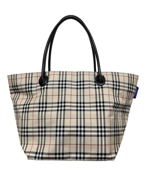 BURBERRY LONDON（バーバリーロンドン）BURBERRY LONDON (バーバリーロンドン) ノバチェックトートバッグ ベージュの古着・服飾アイテム