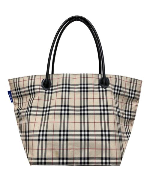 BURBERRY LONDON（バーバリーロンドン）BURBERRY LONDON (バーバリーロンドン) ノバチェックトートバッグ ベージュの古着・服飾アイテム