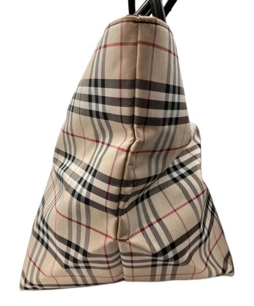 BURBERRY LONDON（バーバリーロンドン）BURBERRY LONDON (バーバリーロンドン) ノバチェックトートバッグ ベージュの古着・服飾アイテム