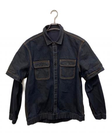 中古・古着通販】sacai (サカイ) ドッキングデニムシャツ インディゴ