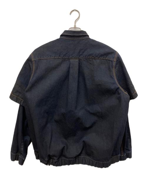 sacai（サカイ）sacai (サカイ) ドッキングデニムシャツ インディゴ サイズ:3の古着・服飾アイテム