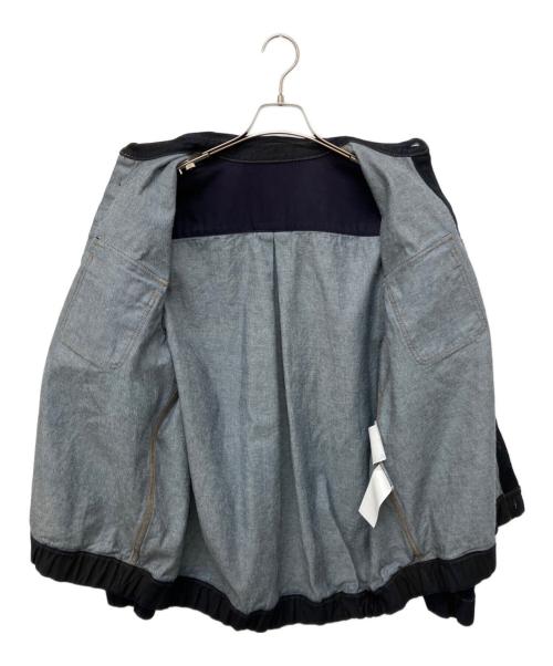 sacai（サカイ）sacai (サカイ) ドッキングデニムシャツ インディゴ サイズ:3の古着・服飾アイテム