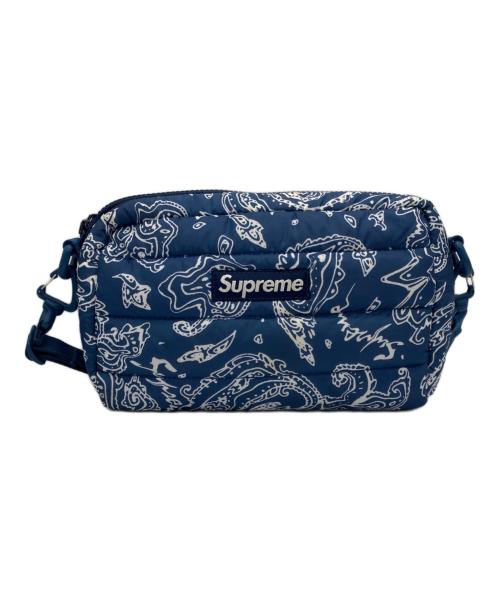SUPREME（シュプリーム）Supreme (シュプリーム) 22AW Puffer Side Bag ブルーの古着・服飾アイテム