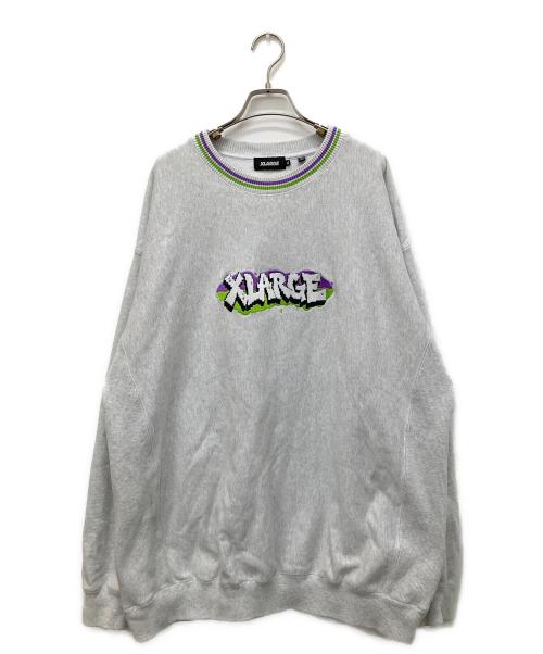 X-LARGE（エクストララージ）X-LARGE (エクストララージ) スウェット ライトグレー サイズ:XLの古着・服飾アイテム
