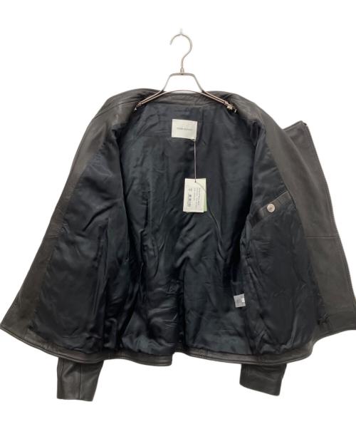 PIERRE BALMAIN（ピエール バルマン）PIERRE BALMAIN (ピエール バルマン) レザージャケット ブラック サイズ:50の古着・服飾アイテム