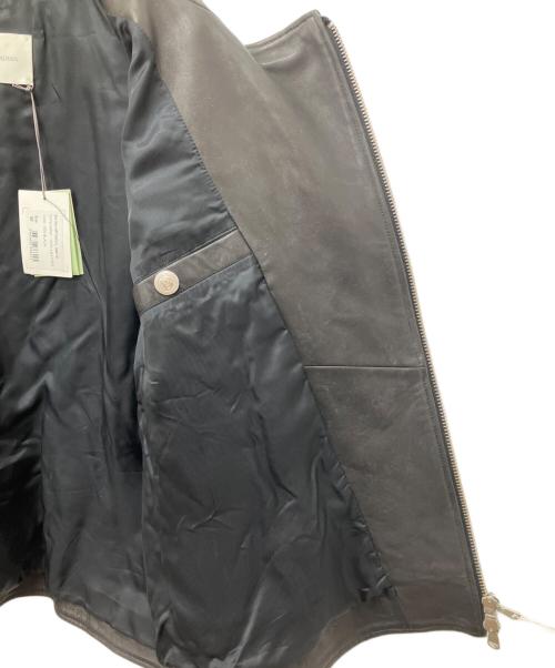 PIERRE BALMAIN（ピエール バルマン）PIERRE BALMAIN (ピエール バルマン) レザージャケット ブラック サイズ:50の古着・服飾アイテム