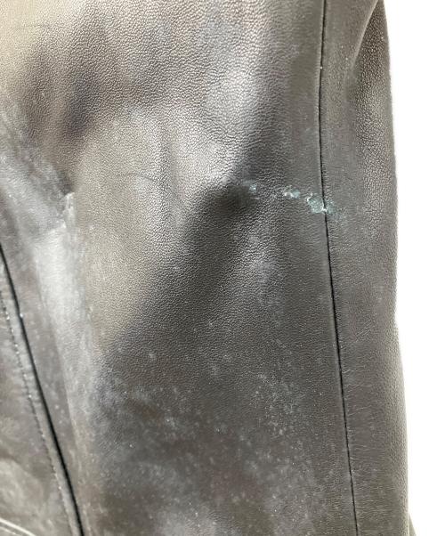 PIERRE BALMAIN（ピエール バルマン）PIERRE BALMAIN (ピエール バルマン) レザージャケット ブラック サイズ:50の古着・服飾アイテム