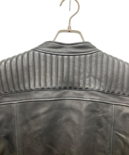 PIERRE BALMAIN（ピエール バルマン）PIERRE BALMAIN (ピエール バルマン) レザージャケット ブラック サイズ:50の古着・服飾アイテム