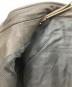 中古・古着 PIERRE BALMAIN (ピエール バルマン) レザージャケット ブラック サイズ:50：8000円