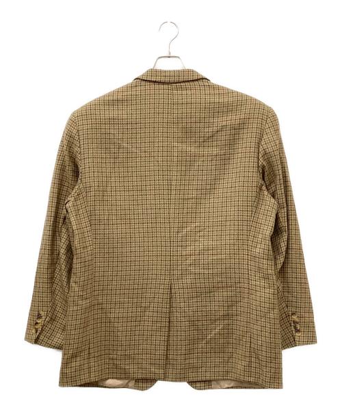 POLO UNIVERSITY CLUB BY RALPH LAUREN（ポロユニバーシティクラブバイラルフローレン）Polo University Club By RALPH LAUREN (ポロユニバーシティクラブバイラルフローレン) チェックジャケット ブラウン サイズ:４４の古着・服飾アイテム