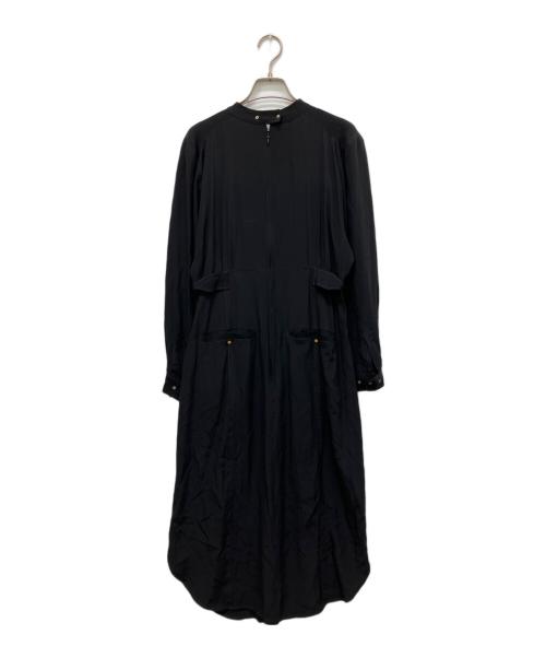PHOTOCOPIEU（フォトコピュー）PHOTOCOPIEU (フォトコピュー) 長袖ワンピース ブラック サイズ:36の古着・服飾アイテム