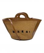 MARNIマルニ）の古着「トロピカルバッグ/TROPICALIA BAG SMALL」｜ブラウン