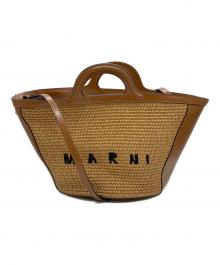MARNI（マルニ）の古着「トロピカルバッグ/TROPICALIA BAG SMALL」｜ブラウン