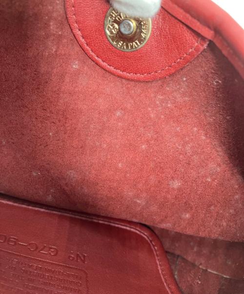 COACH（コーチ）COACH (コーチ) ワンショルダーバッグ レッドの古着・服飾アイテム
