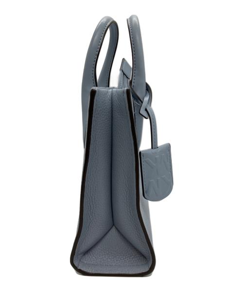 MICHAEL KORS（マイケル・コース）MICHAEL KORS (マイケル・コース) ミレラハンドバッグ ブルーの古着・服飾アイテム