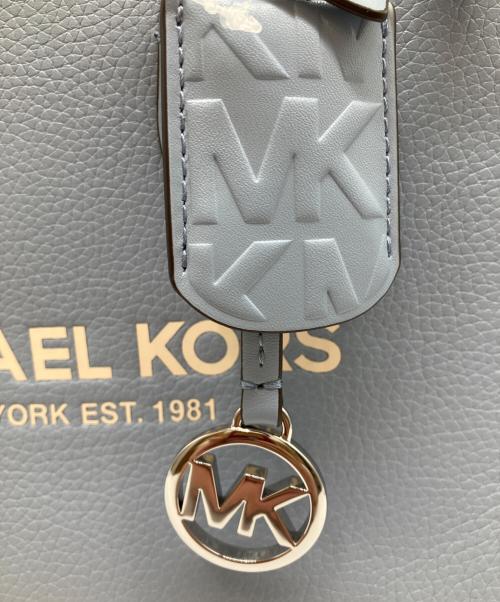 MICHAEL KORS（マイケル・コース）MICHAEL KORS (マイケル・コース) ミレラハンドバッグ ブルーの古着・服飾アイテム