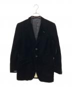 Paul Smith Londonポールスミスロンドン）の古着「ベロアテーラードジャケット」｜ブラック
