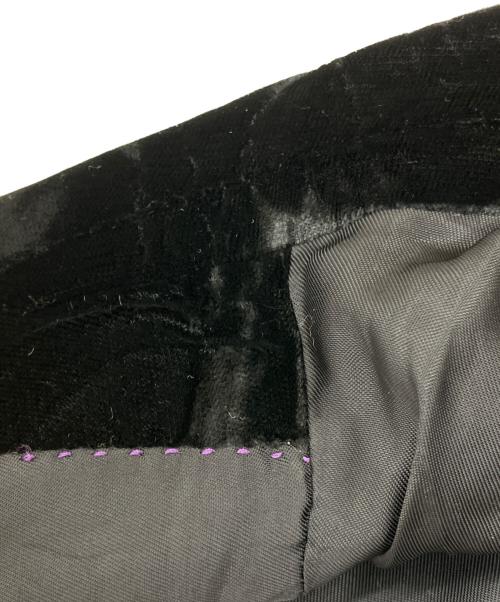 Paul Smith London（ポールスミスロンドン）Paul Smith London (ポールスミスロンドン) ベロアテーラードジャケット ブラック サイズ:Sの古着・服飾アイテム