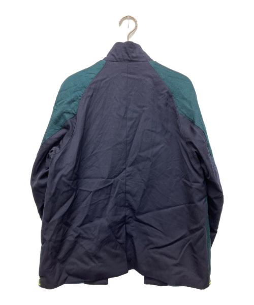 FACETASM（ファセッタズム）FACETASM (ファセッタズム) ドッキングジャケット ネイビー×グリーン サイズ:1の古着・服飾アイテム