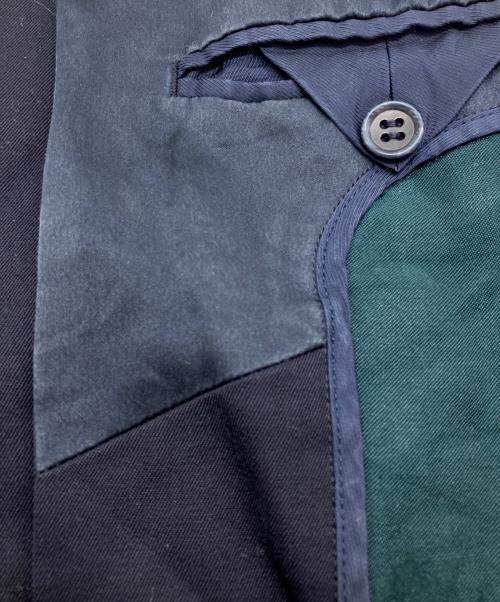 FACETASM（ファセッタズム）FACETASM (ファセッタズム) ドッキングジャケット ネイビー×グリーン サイズ:1の古着・服飾アイテム