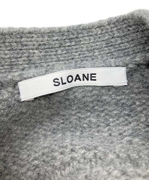 SLOANE（スローン）SLOANE (スローン) カシミヤ混カーディガン グレー サイズ:2の古着・服飾アイテム