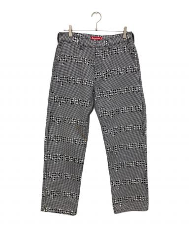中古・古着通販】Supreme (シュプリーム) Work Pant Black Houndstooth