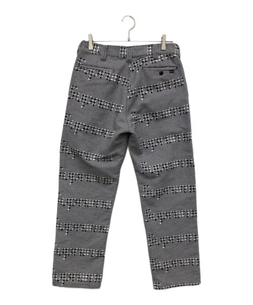 SUPREME（シュプリーム）Supreme (シュプリーム) Work Pant Black Houndstooth ホワイト×ブラック サイズ:30の古着・服飾アイテム