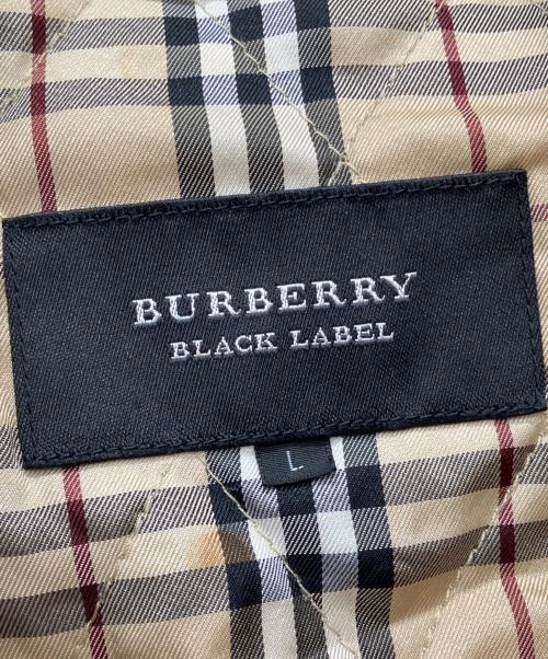 BURBERRY BLACK LABEL（バーバリーブラックレーベル）BURBERRY BLACK LABEL (バーバリーブラックレーベル) スウェードジップアップブルゾン ブラウン サイズ:Lの古着・服飾アイテム