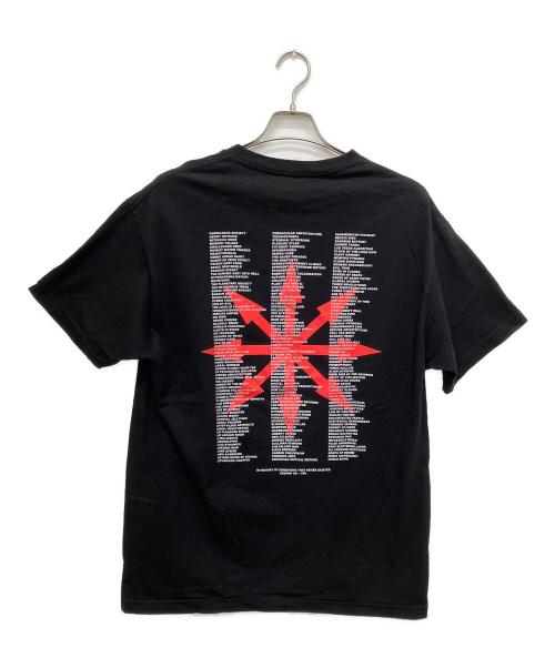 American Apparel（アメリカンアパレル）American Apparel (アメリカンアパレル) ILL-STUDIO (イルストゥディオ) ADDPMP Tシャツ ブラック サイズ:Lの古着・服飾アイテム