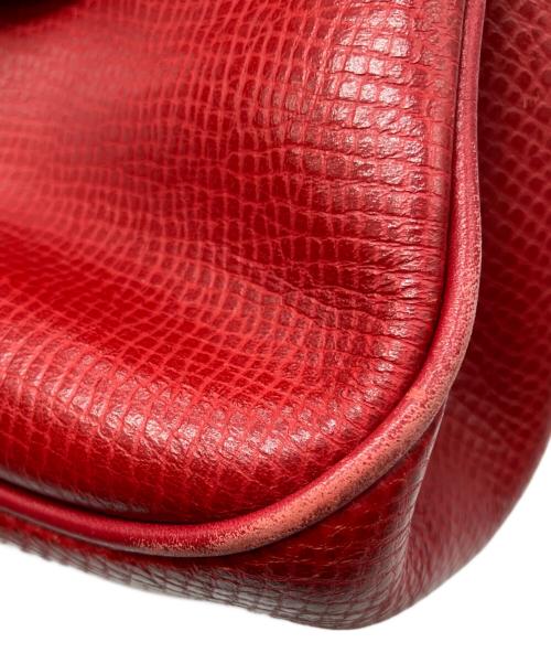 Christian Dior（クリスチャン ディオール）Christian Dior (クリスチャン ディオール) CDロゴビンテージショルダーバッグ レッドの古着・服飾アイテム