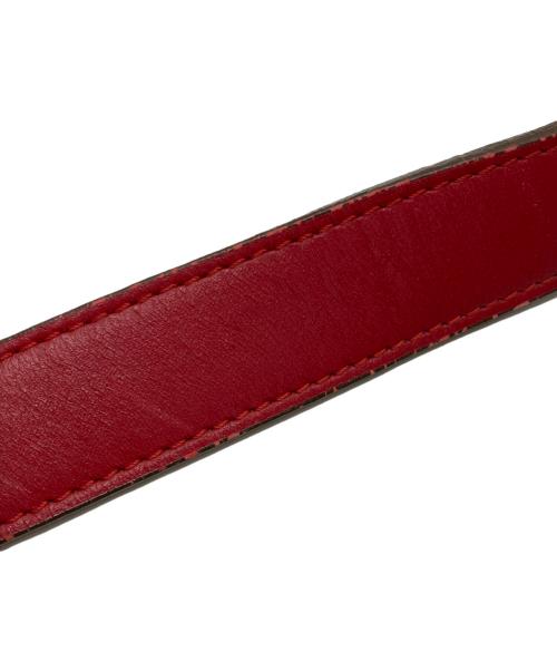 Christian Dior（クリスチャン ディオール）Christian Dior (クリスチャン ディオール) CDロゴビンテージショルダーバッグ レッドの古着・服飾アイテム