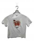 FENDIフェンディ）の古着「ホースプリントTシャツ」｜ホワイト