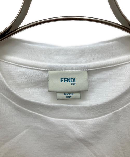 FENDI（フェンディ）FENDI (フェンディ) ホースプリントTシャツ ホワイト サイズ:12+の古着・服飾アイテム