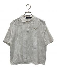 FRED PERRY（フレッドペリー）の古着「レースポロシャツ」｜ホワイト