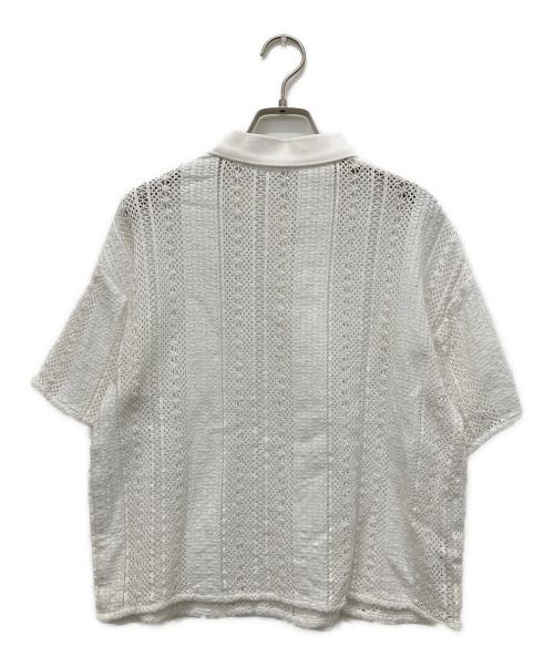 FRED PERRY（フレッドペリー）FRED PERRY (フレッドペリー) レースポロシャツ ホワイト サイズ:36の古着・服飾アイテム