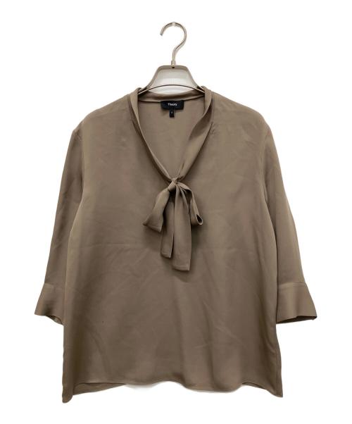 theory（セオリー）theory (セオリー) OPEN NK TIE BL ベージュ サイズ:Sの古着・服飾アイテム