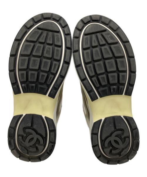 CHANEL（シャネル）CHANEL (シャネル) ココマーク メッシュ×レザー スニーカー ホワイト サイズ:37の古着・服飾アイテム