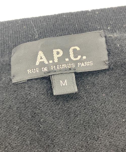 A.P.C.（アーペーセー）A.P.C. (アーペーセー) カシミヤニット ブラック サイズ:Mの古着・服飾アイテム